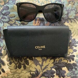 Celine acetate cat eye sunglasses